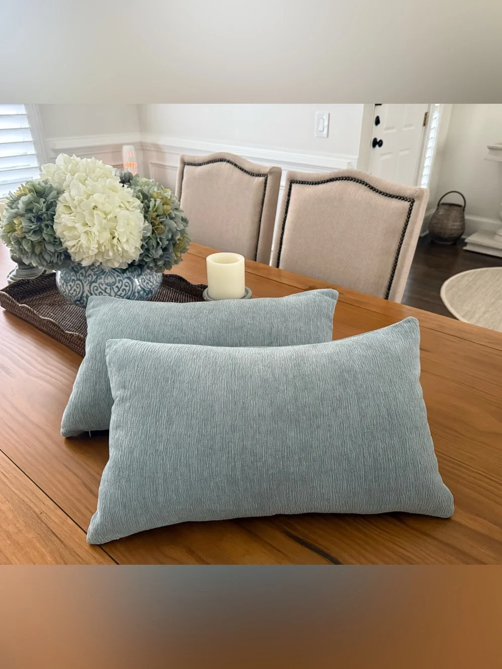 NEW Set of 2 Laurel + Blush 12” x 20